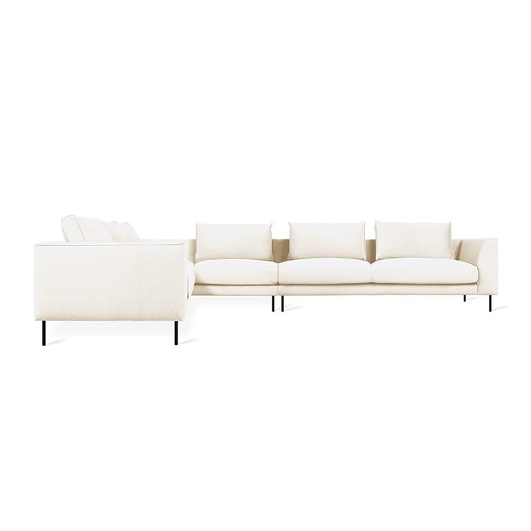 Renfrew XL Sectional, Left-facing, Color: Merino Cream