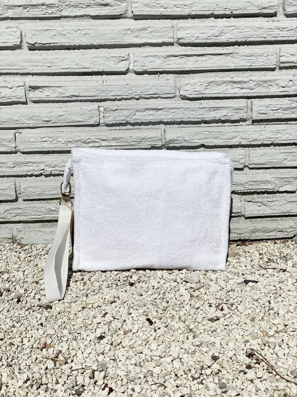Light Terry Pouch, Color: White