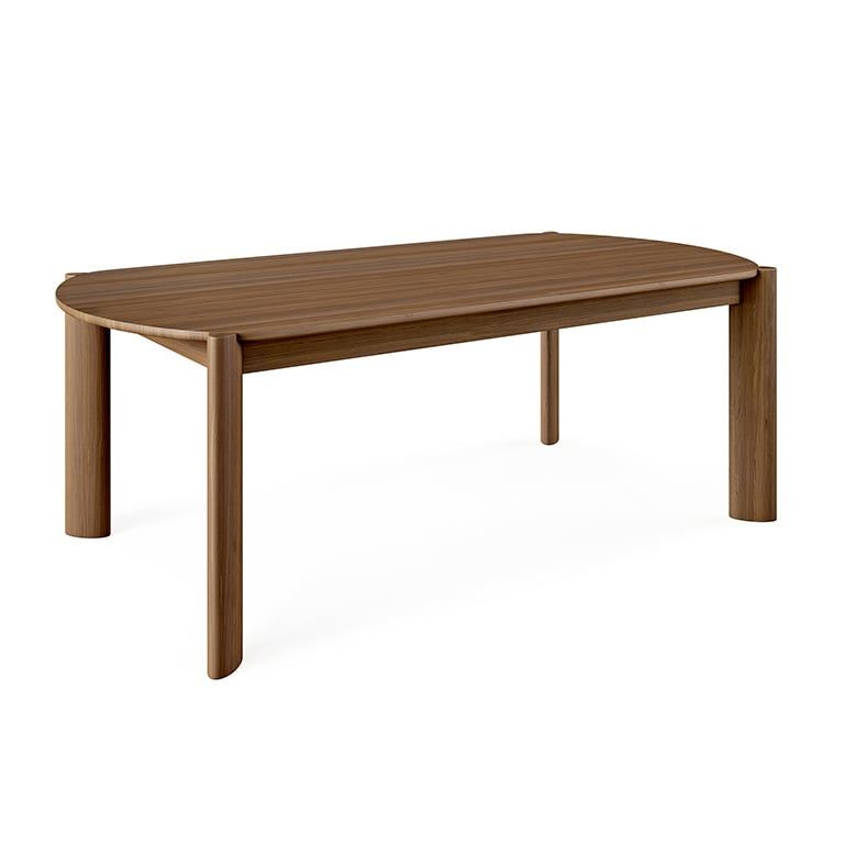 Bancroft Dining Table, Color: Walnut