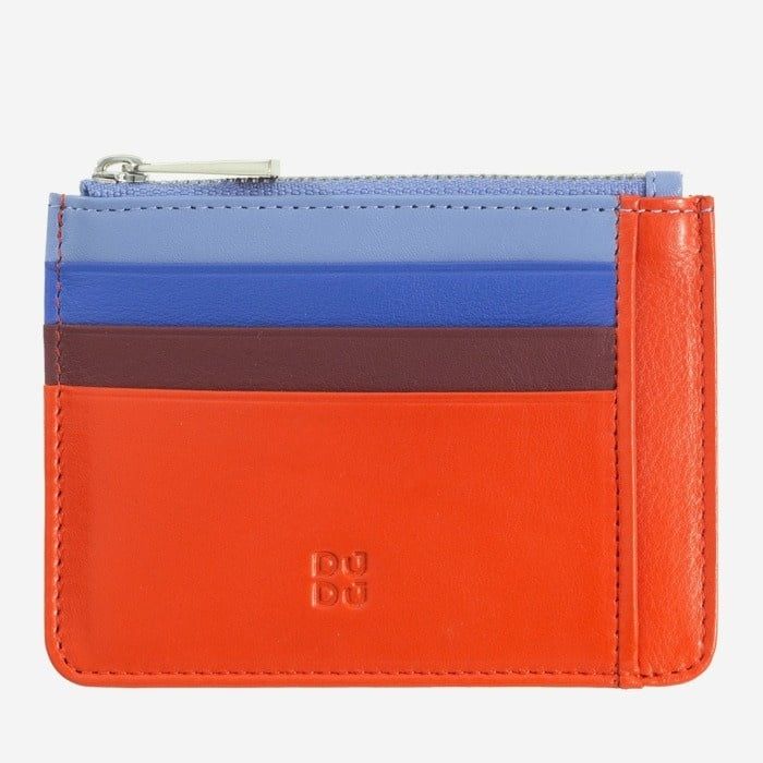 Tiago Wallet, Color: Pumpkin Orange