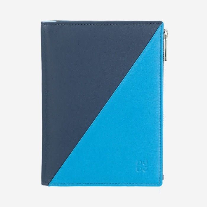 Barbados RFID Travel Wallet, Color: Blue