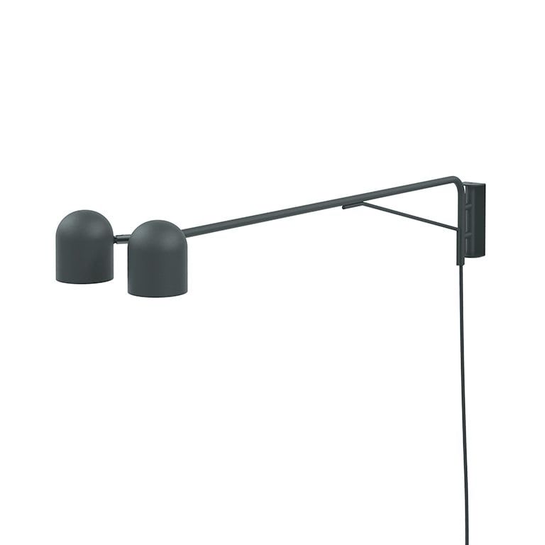 Tandem Swing Arm Lamp, Color: Black