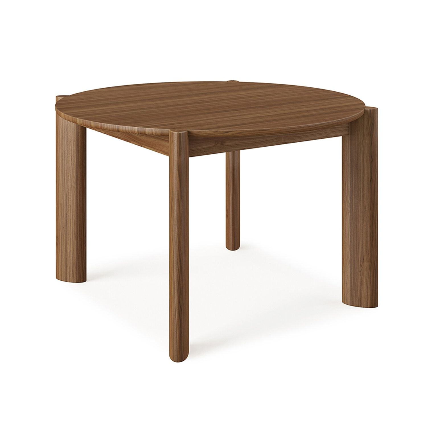 Bancroft Round Dining Table, Color: Walnut