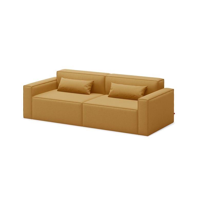 Mix Modular 2-PC Sofa, Color: Mowat Ferro