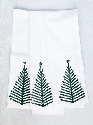 Tea Towel - Christmas Tree, Evergreen