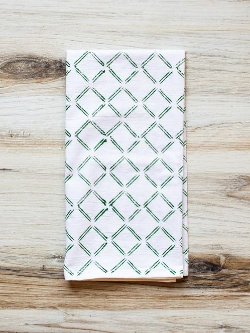 Tea Towel - Dash, Sage
