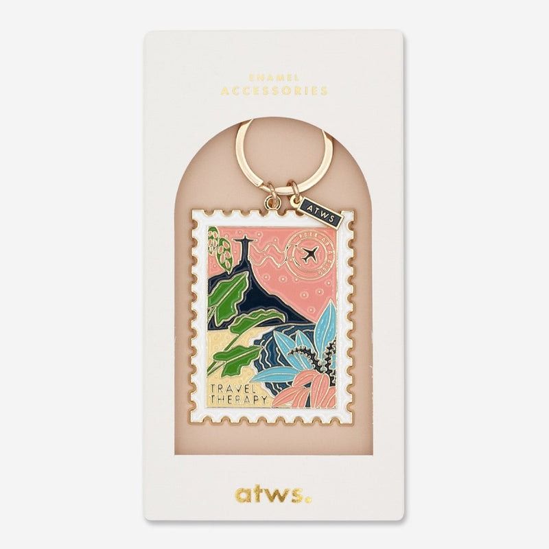 Travel Therapy Rio Keychain