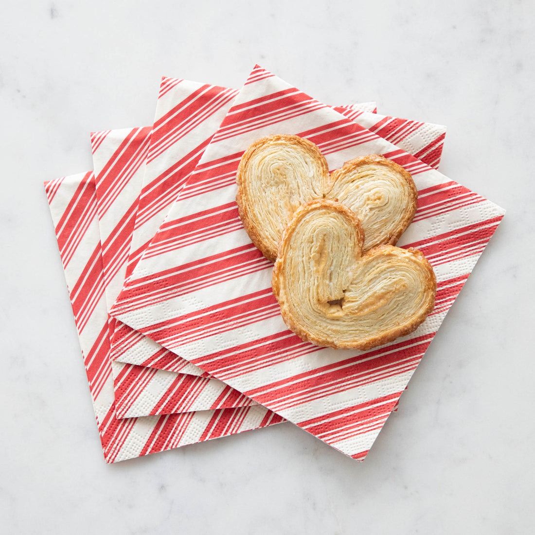 Peppermint Stripe Cocktail Napkin