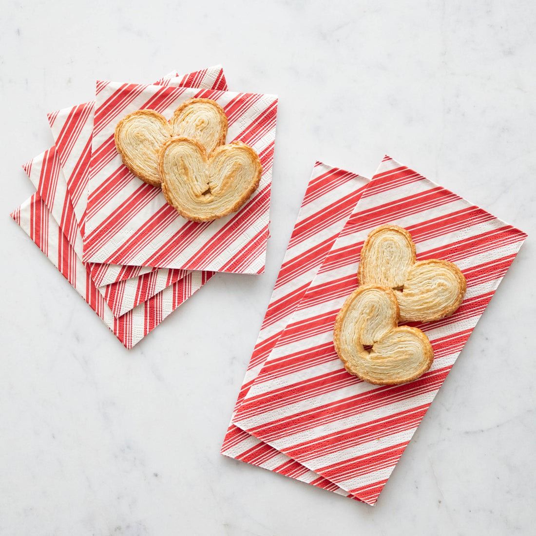 Peppermint Stripe Guest Napkin