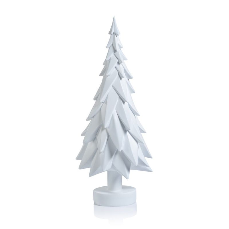 Matte White Decorative Tree, 18.75 in