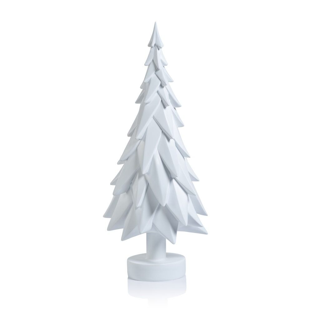 Matte White Decorative Tree, 16.75 in