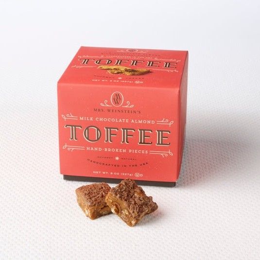 Mrs. Weinstein&#39;s Toffee Milk Chocolate Almond Toffee Squares (8 oz)