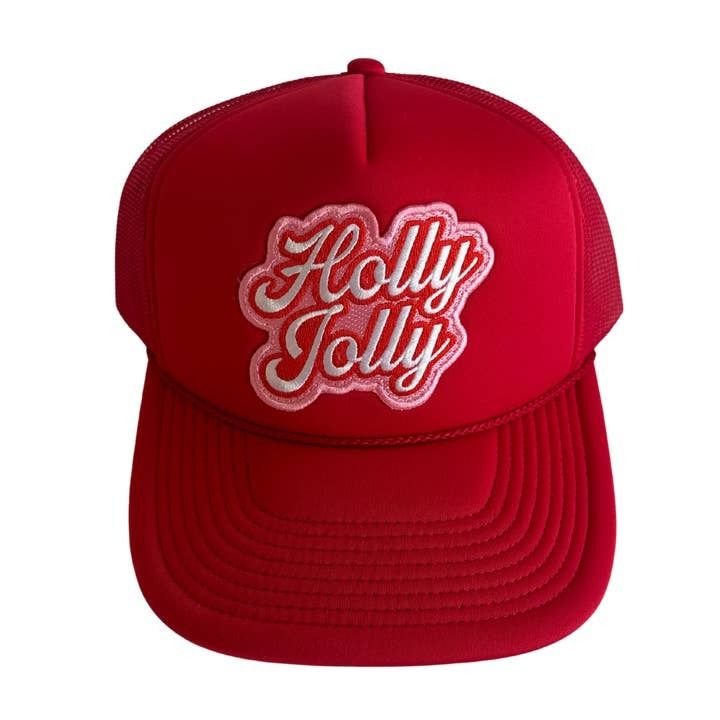 Holly Jolly Trucker Hat