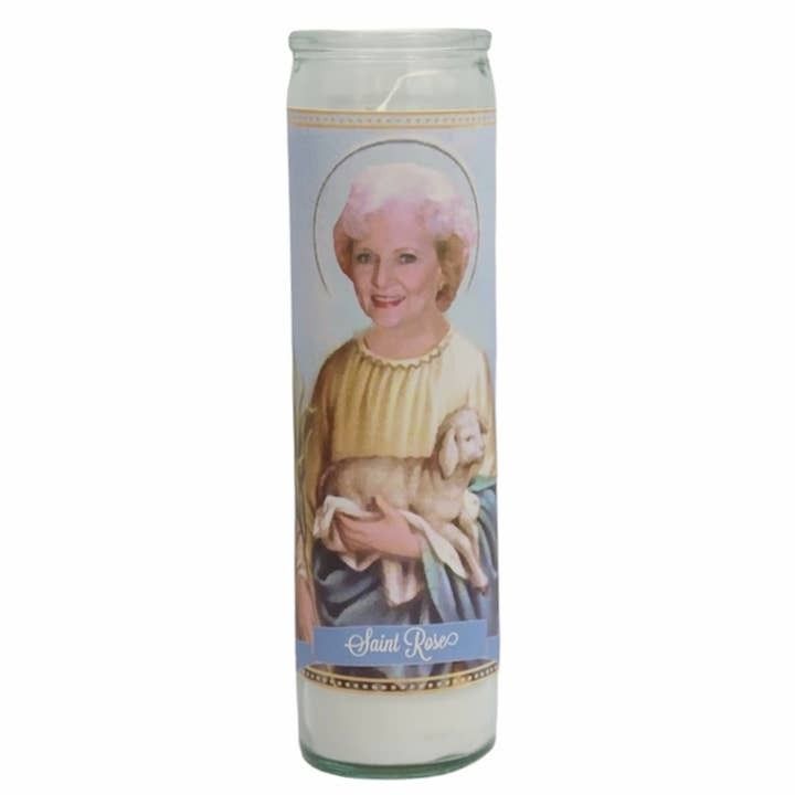 Rose Devotional Prayer Saint Candle
