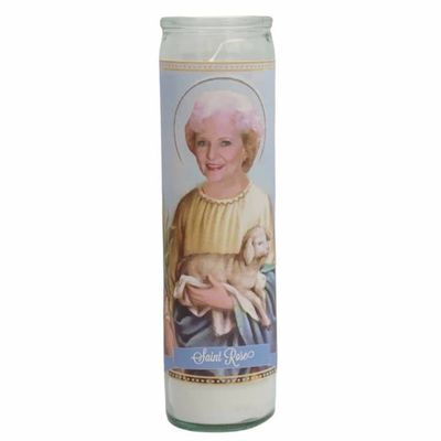 Rose Devotional Prayer Saint Candle