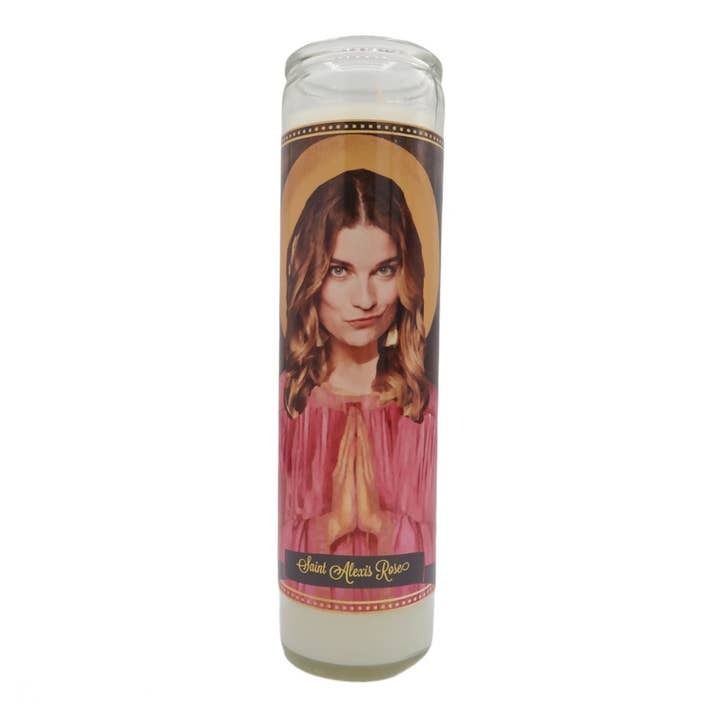 Alexis Rose Devotional Prayer Saint Candle