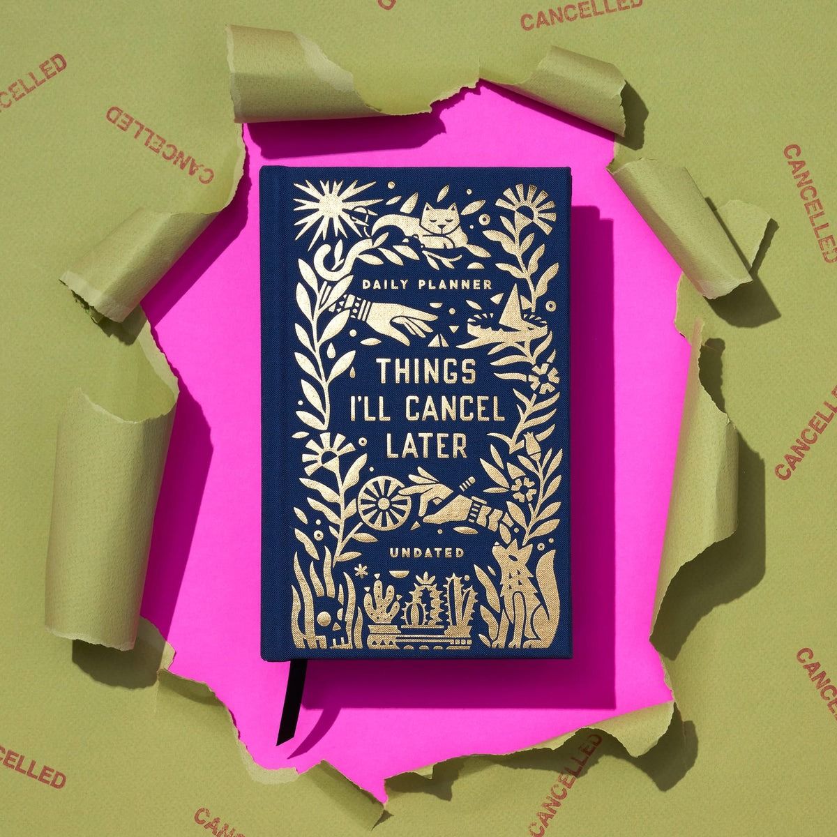 Things I&#39;ll Cancel Later Undated Mini Planner
