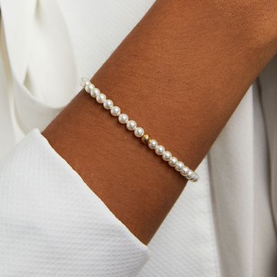 Ethos Mini Bracelet, Pearl