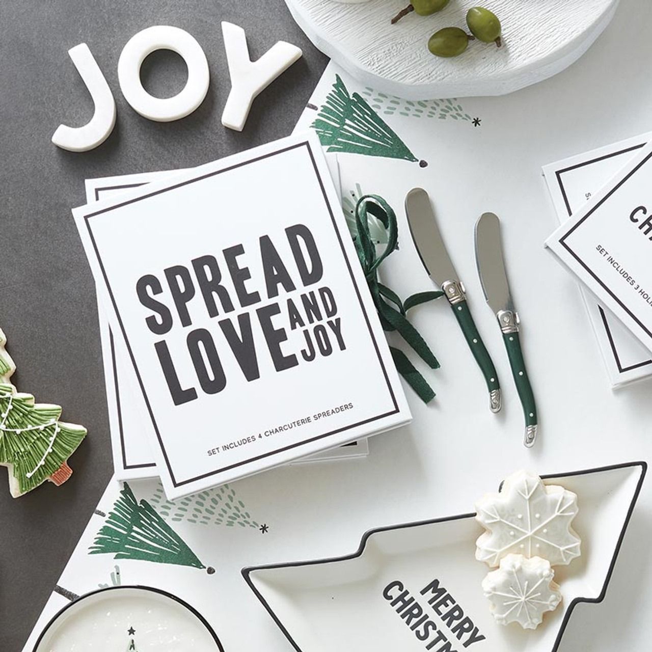 Charcuterie Spreaders Gift Box, Green