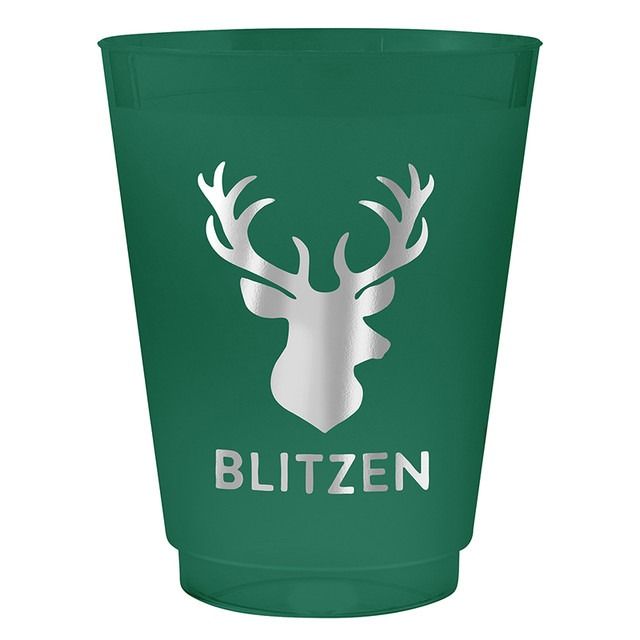 Blitzen Frosted Cups