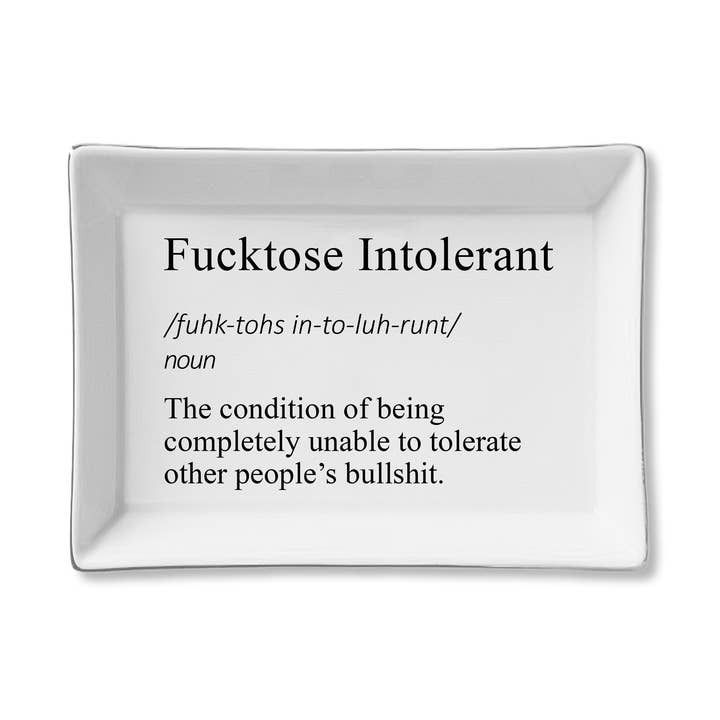 Ceramic Tray - Intolerant