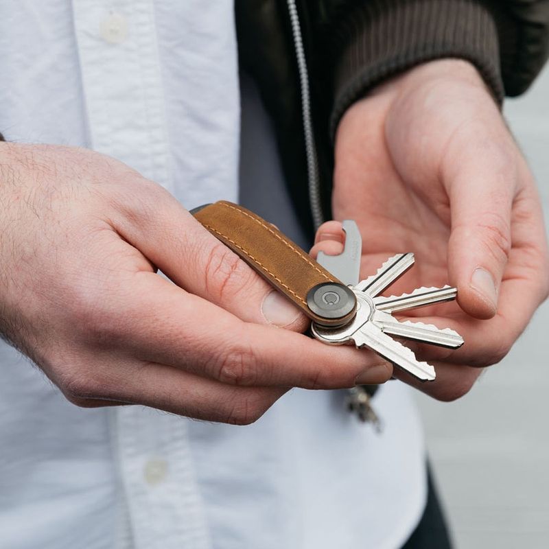 Orbitkey 2.0 Key Organizer, Crazy Horse Leather