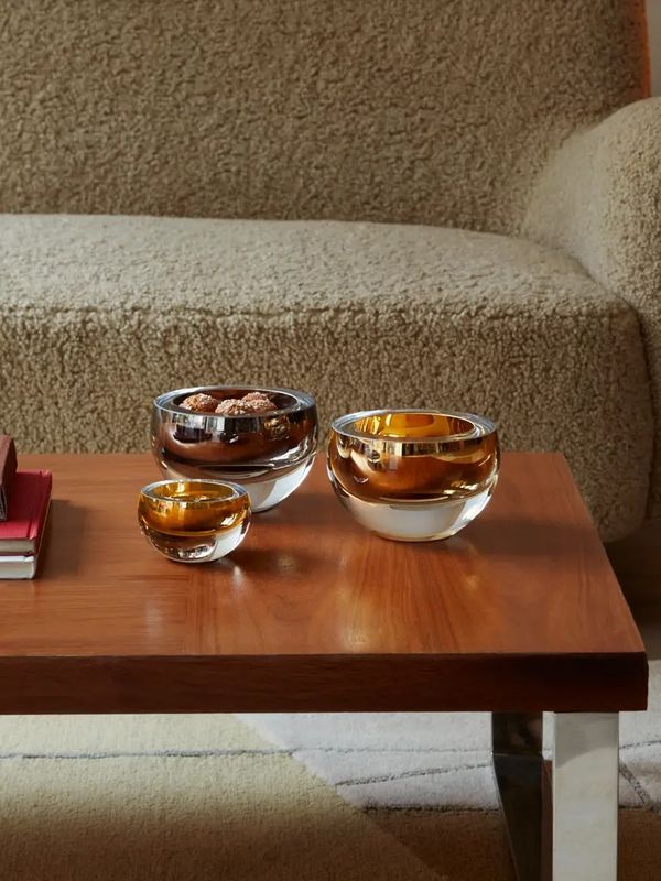 Host Bowl - 3.75in Gold