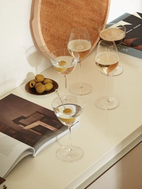 Borough Cocktail Saucer 240ml Clear x 4