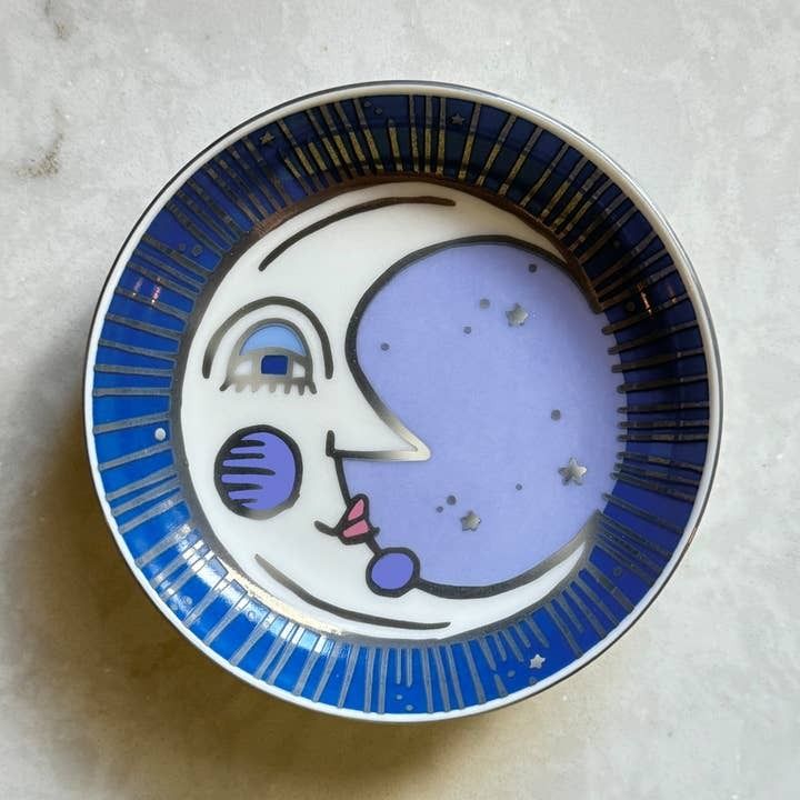 Moon Porcelain Trinket Dish