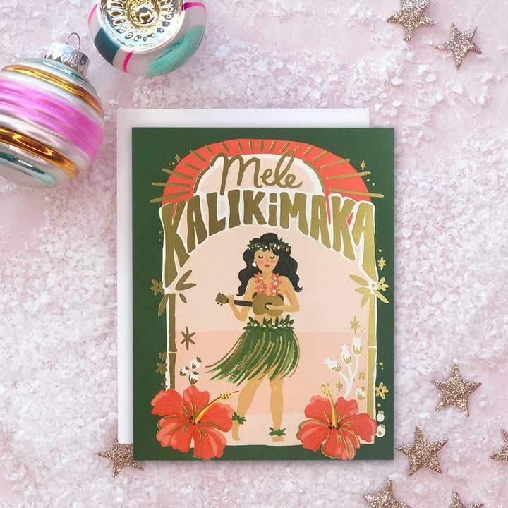 Mele Kalikimaka Holiday Greeting Card