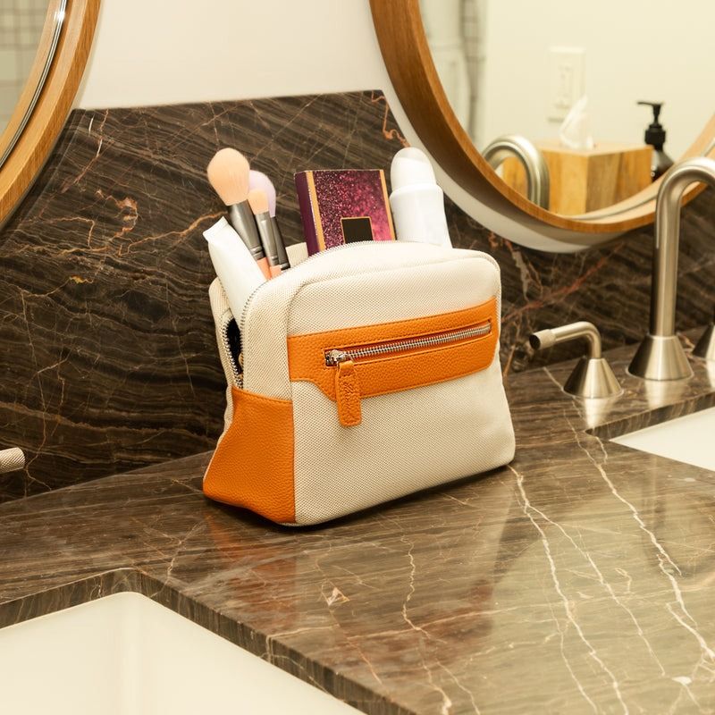 Capri Cosmetic Bag (Orange)