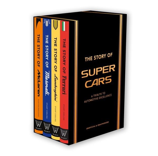 The Story of Supercars Gift Set: A Tribute to Four Automotive Icons