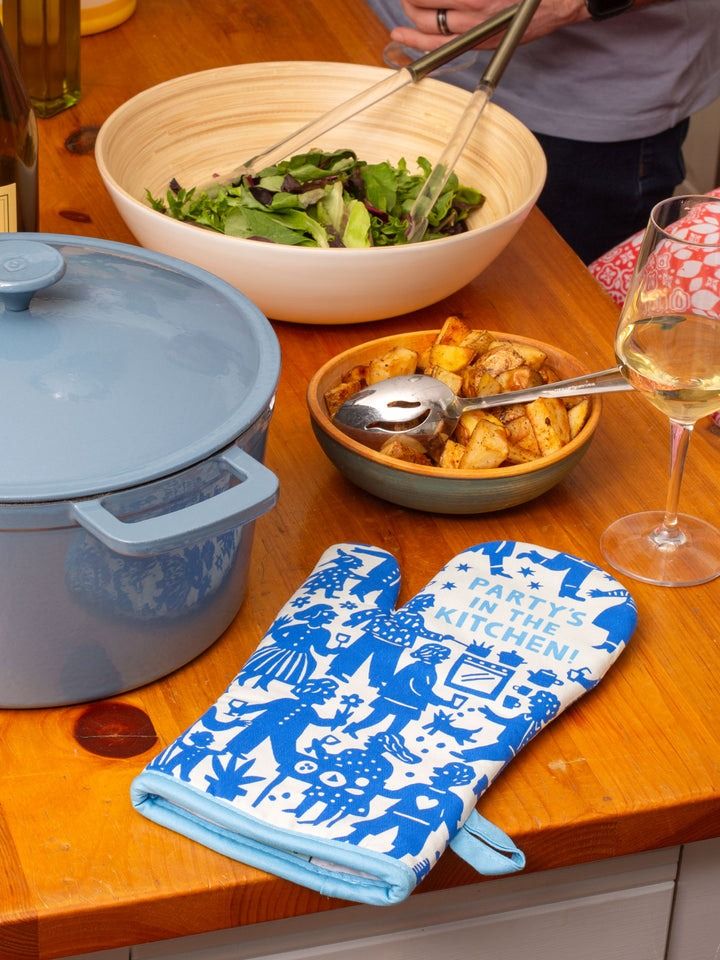 Party in the Kitchen Oven Mitt