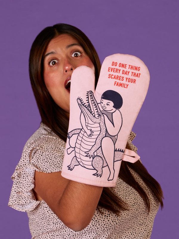 Scares Your Family Oven Mitt