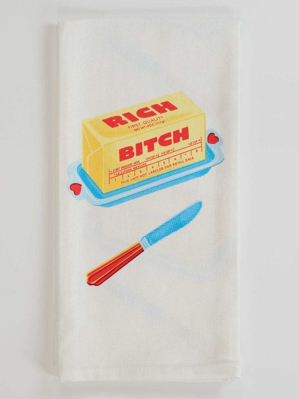 Rich Bitch Dish Towel