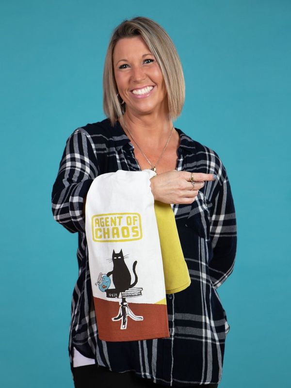 Agent Of Chaos Dish Towel