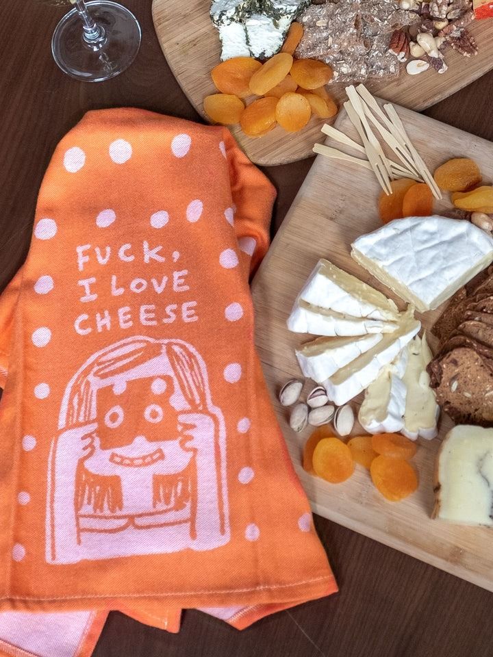 Fuck, I Love Cheese Dish Towel
