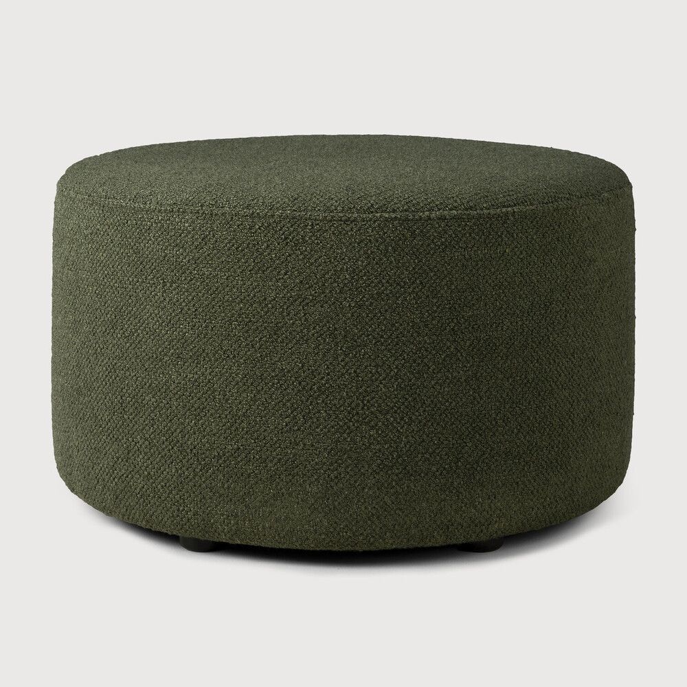 Barrow pouf - Pine Green fabric