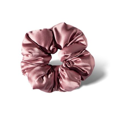 Damask Rose Padded Scrunchie