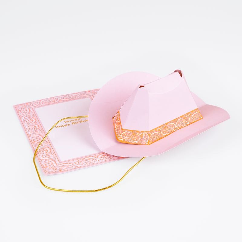 Pop-Up Western Hat Birthday Card
