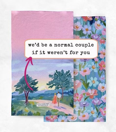 We'd Be A Normal Couple Tea Towel