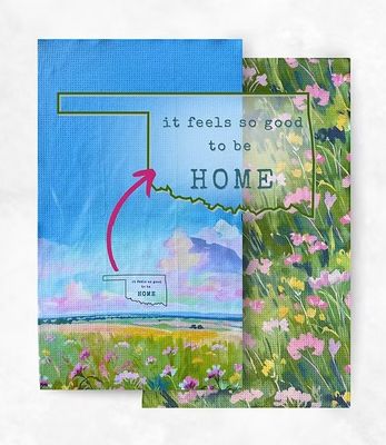 Good To Be Home OK Tea Towel