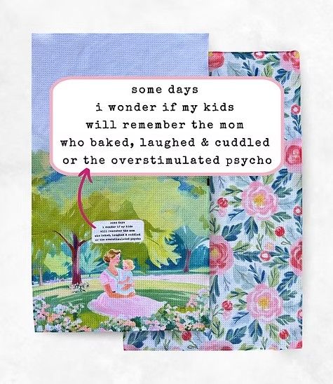 Overstimulated Psycho Tea Towel