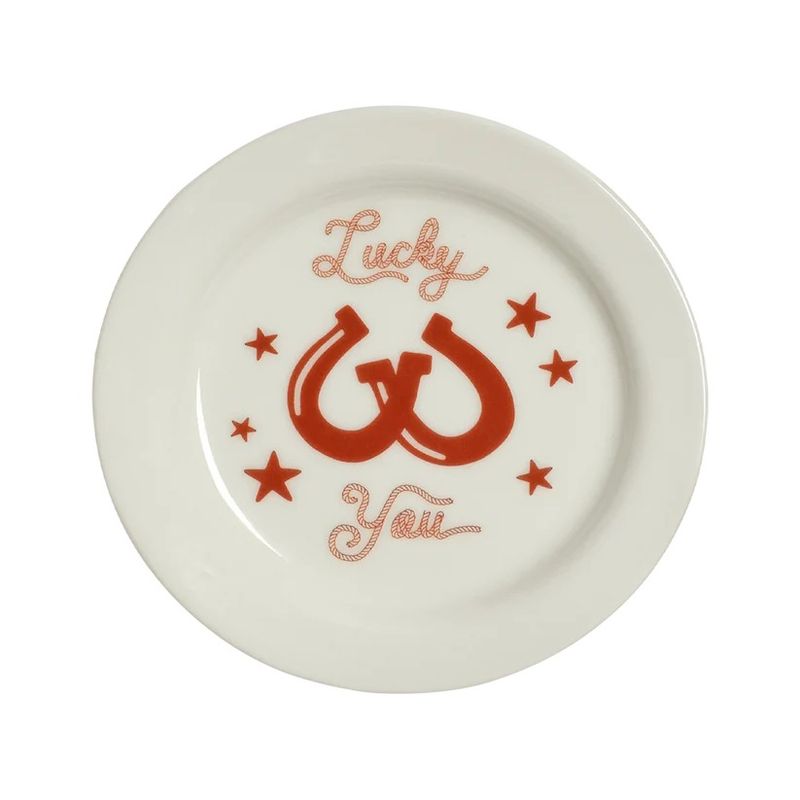 Lucky You Plate 4.25in