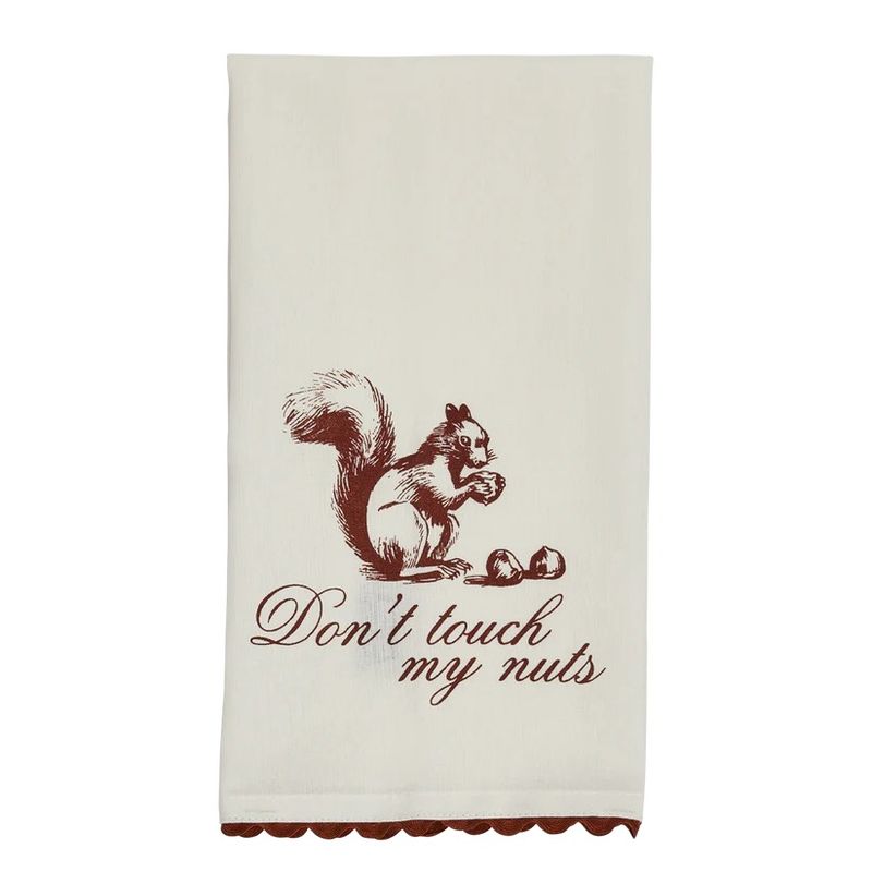 Don't Touch My Nuts Tea Towel