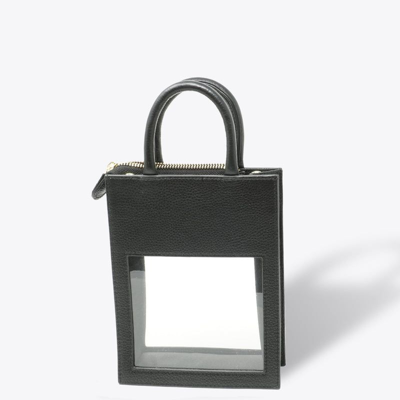 Mini Calista Clear Black w/o Twilly
