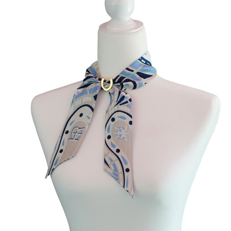 Paisley Powder Blue Twillionaire