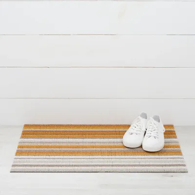 Horizon Stripe Shag Mat Desert 24x36