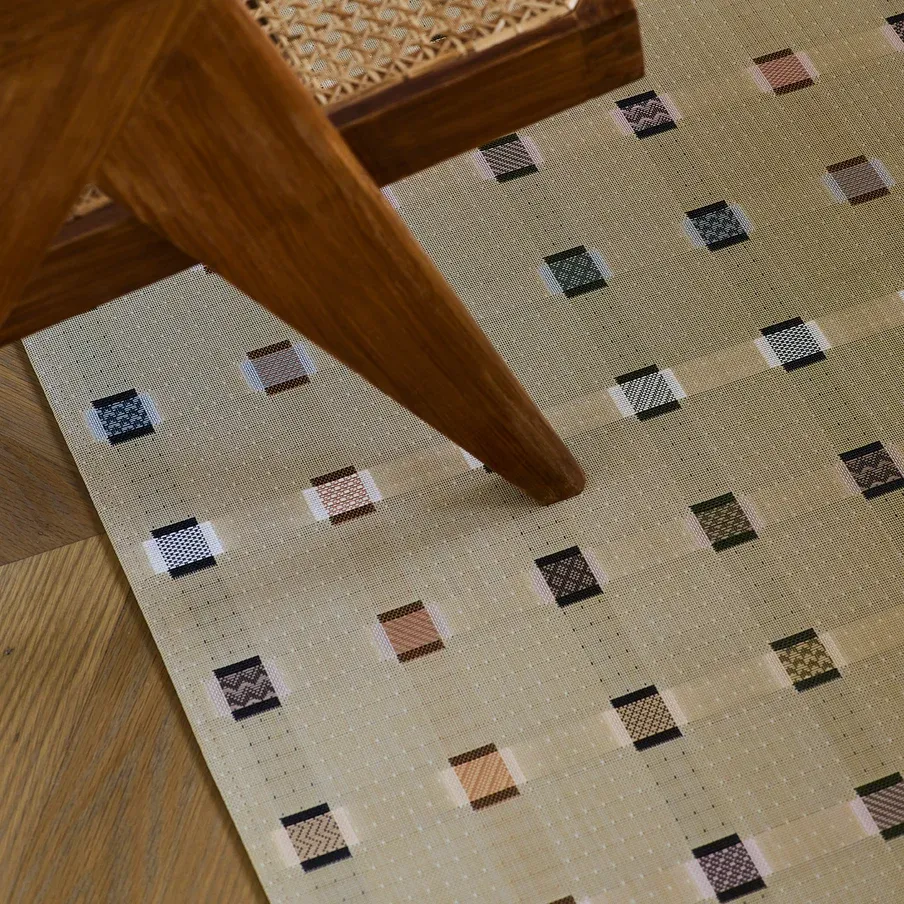 Sampler Woven Floor Mat Wheat 23x36