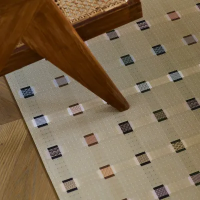 Sampler Woven Floor Mat Wheat 23x36
